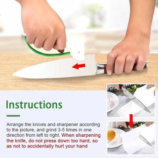 Carbide Sharpener Household Handle Knife Sharpening Stone Kitchen Knives Garden Tool
