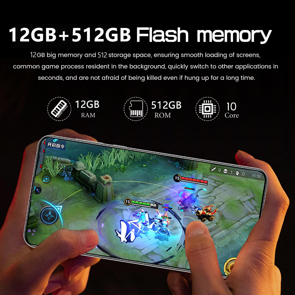 Điện Thoại Di động Hoàn Toàn Mới S23 Ultra 5G 7,5 Inch 16GB + 512GB điện Thoại Thông Minh Dung Lượng 6800mah | BigBuy360 - bigbuy360.vn