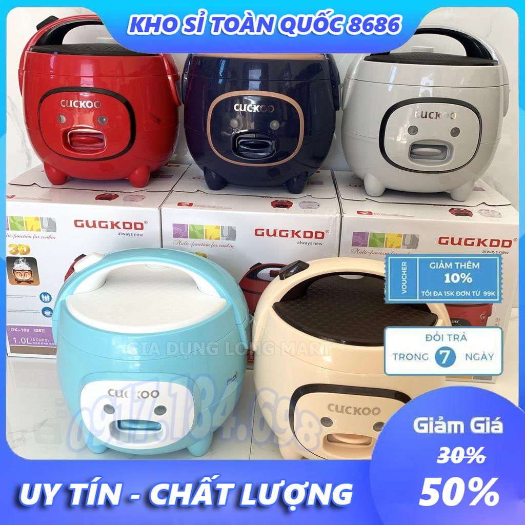 Nồi Cơm Điện Mini CUCKOO 1L Nồi Cơm Đa Năng Nấu Ăn Giành Cho 1-2 Người Bảo Hành 12 Tháng