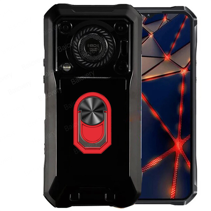 Oukitel WP33 PRO Ốp lưng TPU Silicon Giá đỡ điện thoại từ tính Giá đỡ nhẫn đeo tay Vỏ vỏ thời trang