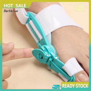 < Darkblue > Máy duỗi ngón chân giả Máy duỗi ngón chân chống trượt Bộ chỉnh sửa Bunion thoải mái để giảm đau Nẹp có thể điều chỉnh cho nam và nữ Băng buộc chống trượt Kích thước đa năng