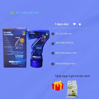 Viên uống giảm cân 7 day slim nhập khẩu mỹ hộp 30 viêm