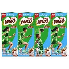 Sữa nước Nestle Milo ít đường 180ml/ hộp