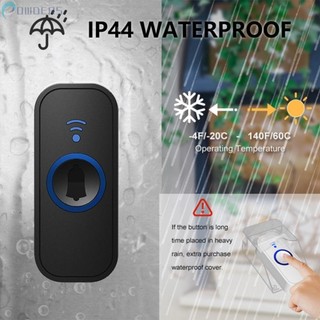⭐ READY STOCK ⭐-New In May-Wireless Doorbell Home Waterproof 200m Remote Smart Door Bell US/UK Door Chime[Overseas Products]【POWDERS-VN】