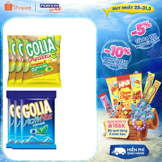 Combo 6 Kẹo cứng Golia nhiều hương dạng gói