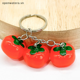 [Openwatera] Mô Phỏng Sáng Tạo Thu Nhỏ Bí Ngô Cà Chua Hồng Móc Khóa Thời Trang Dễ Thương Mini Mặt Dây Chuyền Túi Phụ Kiện Trang Trí Quà Tặng VN