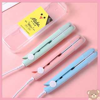 Kẹp nhỏ cầm tay Mini cho tóc thẳng và xoăn, cần uốn đa năng, kẹp tấm duỗi thẳng air bangs cho cần tóc thẳng nhỏ