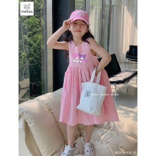 Đầm sát nách Kuromi + Melody xinh xắn cho bé gái