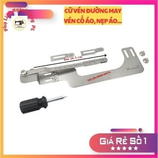 Cữ vén đường may, nẹp áo, vén cổ áo, măng séc, túi áo dùng cho máy may 1 kim công nghiệp 26.5cm