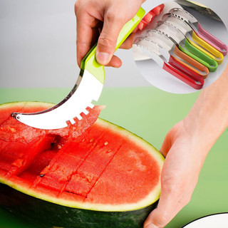 Hiện vật cắt dưa hấu bằng thép không gỉ Bộ chia trái cây gia đình đa chức năng