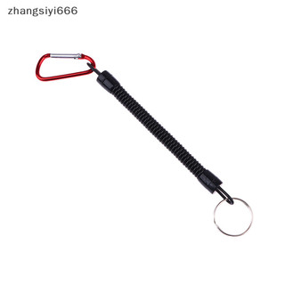 Tốt Có Thể Thu Vào Lò Xo Co Giãn Dây Móc An Ninh Bánh Răng Móc Khóa Dụng Cụ Đi Bộ Đường Dài Cắm Trại Chống Mất Móc Khóa Điện Thoại Carabiner Tốt