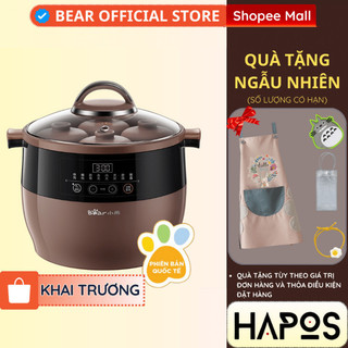 Nồi nấu chậm tử sa đa năng 4.5l bear ddz-b45z1 - hàng chính hãng