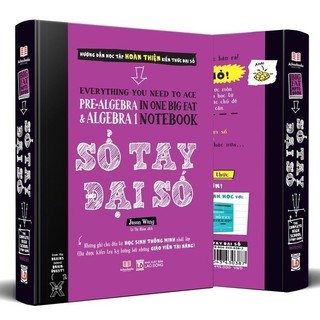 Sách Sổ Tay Đại Số sách toán tổng hợp kiến thức cho các bạn THCS - THPT bìa cứng - Học giỏi toán