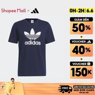  adidas Phong cách sống Áo Thun Ba Lá Classics Adicolor Nam Màu xanh da trời IA4814