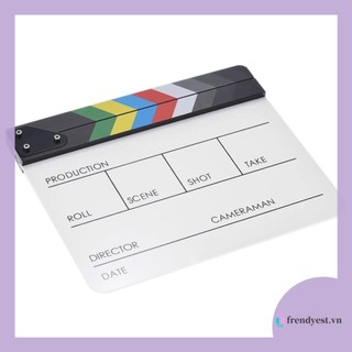 [Frendyest.vn] Acrylic Giám đốc Video Scene Clapperboard Clapper Board Cut Prop