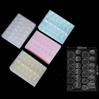 1 PC 24 miếng dán Keo dán móng tay / Băng keo hai mặt rất dính Nhãn dán móng tay giả
