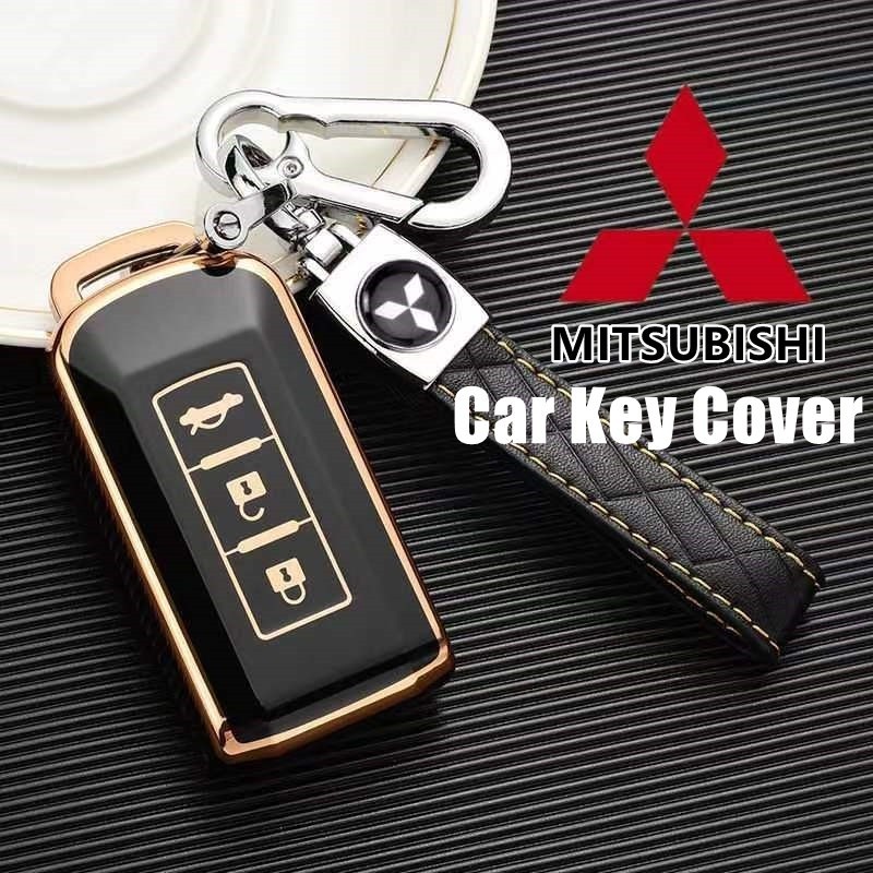 TPU Chìa Khóa Ô Tô Cho Mitsubishi Xpander ASX Pajero Outlander Eclipse Cross Montero Xpander Remote 