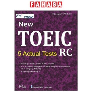 Sách New Toeic - 5 Actual Tests - RC (Tái Bản)