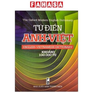 Sách từ điển anh - việt 100.000 từ