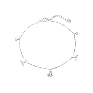 Lắc chân bạc đính đá pnjsilver xmxmw060175