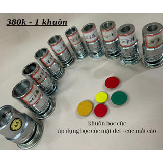 Khuôn bọc vải cúc mặt dẹt