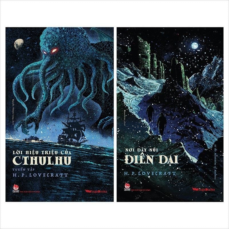 Sách - Tuyển tập H. P. Lovecraft – Lời Hiệu Triệu Của Cthulhu + Nơi Dãy Núi Điên Dại ( Lẻ Tập ) - Ki