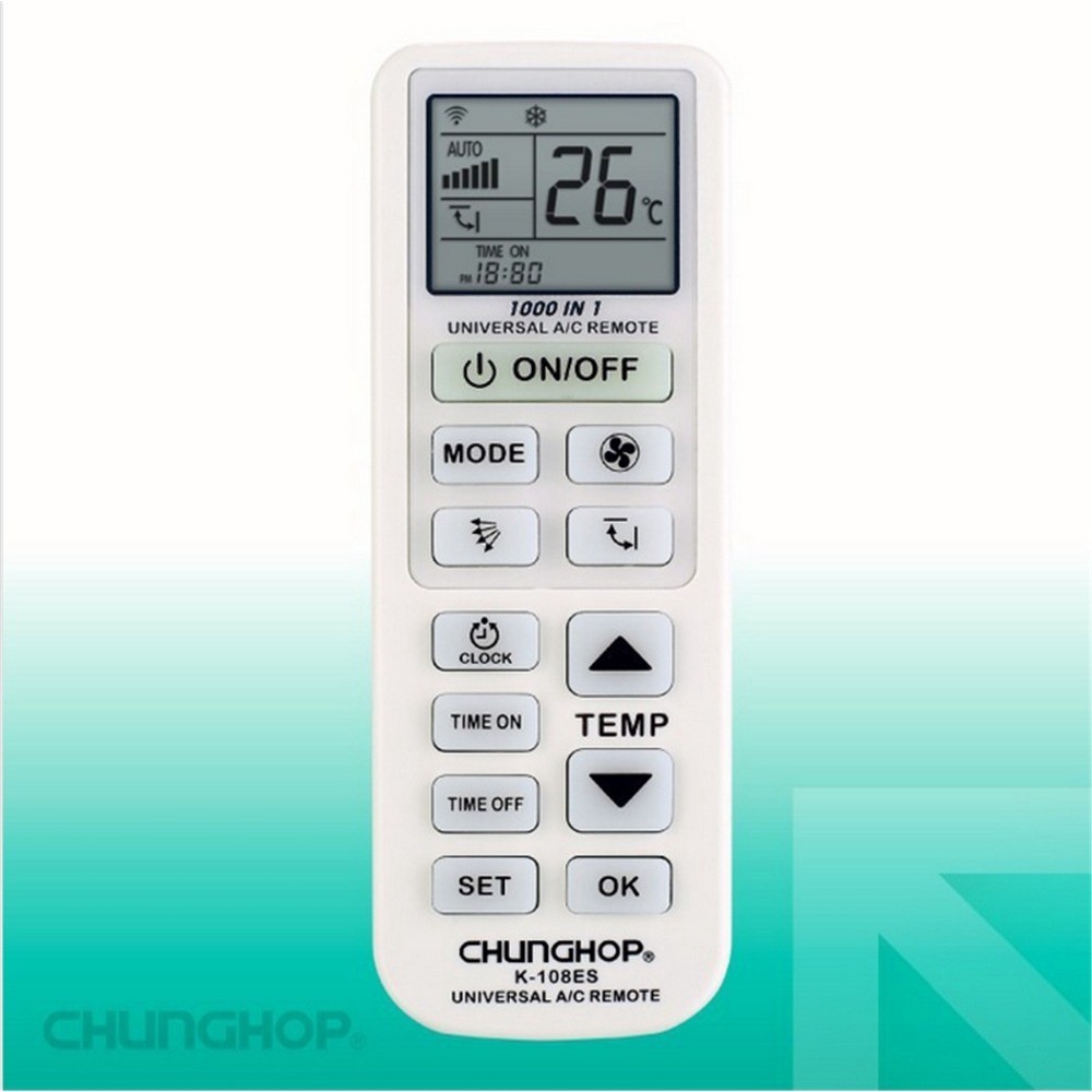 Bộ điều khiển từ xa điều hòa đa năng Chunghop K108ES K-108ES