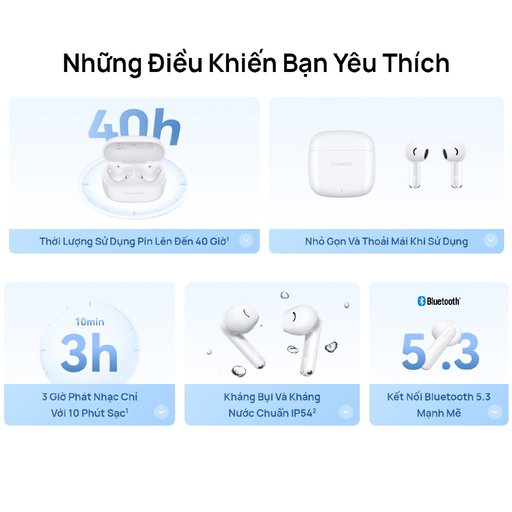 [Tặng ốp] Tai nghe Buetooth 5.3 Huaweí Freebuds SE 2,Hàng chính hãng | BigBuy360 - bigbuy360.vn