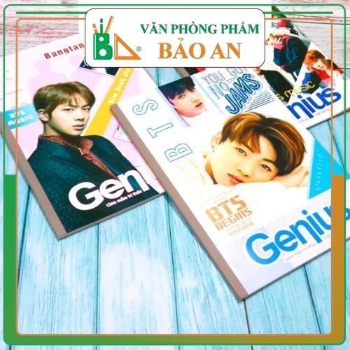 COMBO 5   Vở kẻ ngang Genius BTS 80 / 120 Trang