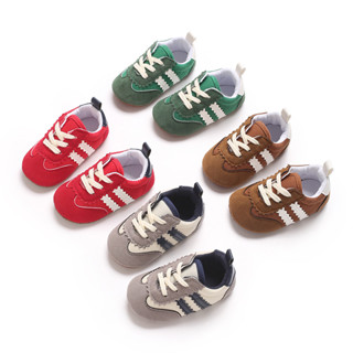 Mới Khối Màu Giày Thường Ngày Cho Bé Tập Đi Đầu Tiên Sơ Sinh Trẻ Em Vải Giày Bé Trai Bé Gái Đế Mềm Cũi Giày Pre Walkers 