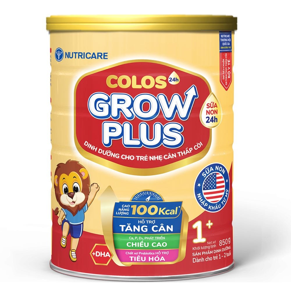 Sữa Colos Grow Plus 850G Nutricare