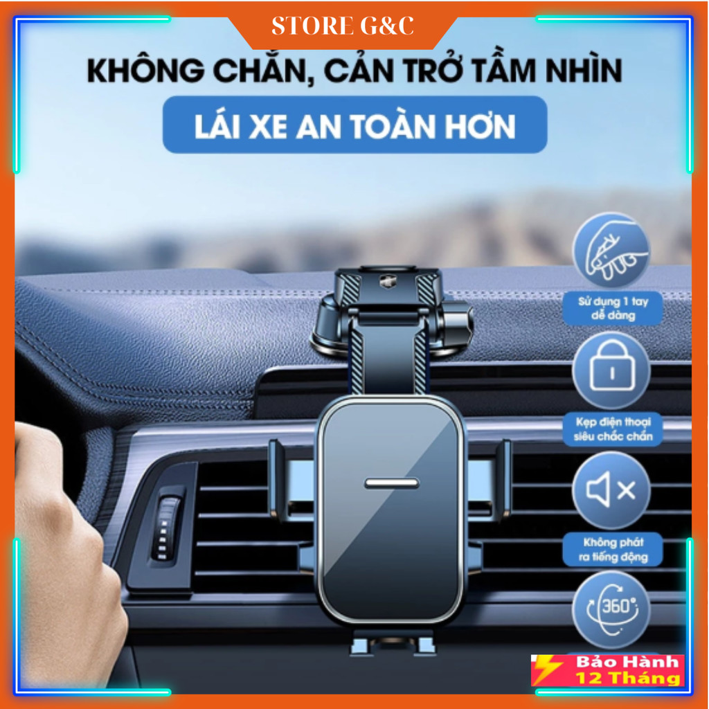 Giá đỡ điện thoại trên ô tô dán taplo A29