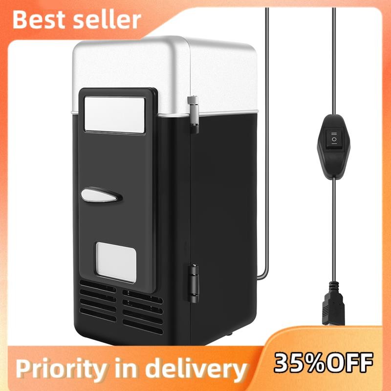 Usb Mini Tủ Lạnh Thả Lạnh Xẻng Tủ Đông Usb Mini Tủ Lạnh Nhỏ Di Động Soda Mini Tủ Lạnh Cho Ô Tô Màu Đ
