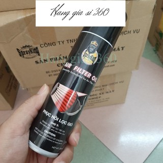 Tẩm dầu lọc gió sprayking air filter oil 200ml dầu tẩm lọc gió vải lọc gió trụ pô e