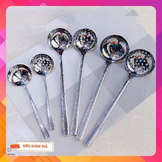 Muôi canh, muôi lẩu vân vẩy cá bằng inox sang trọng, giao hàng nhanh