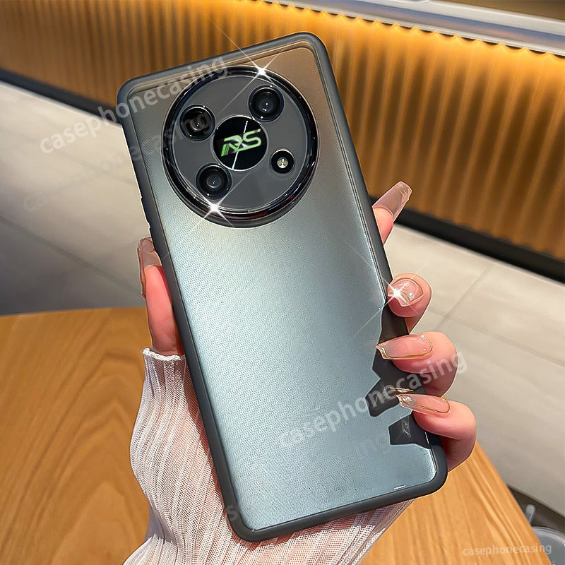 Vỏ Cho Itel rs4 ItelRS4 RS 4 rs4 4G 2024 Vỏ Điện Thoại Sang Trọng Trong Suốt Mạ Điện Camera Vòng Ốp 