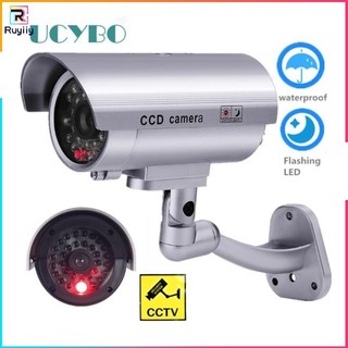 Ruyiiy Mô Phỏng Camera Giám Sát Camera Giả Giám Sát Camera Đèn Led Không Dây