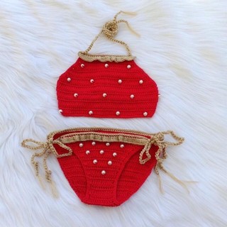 Bikini Len Cho Bé Handmade Cho Bé Diện Hè
