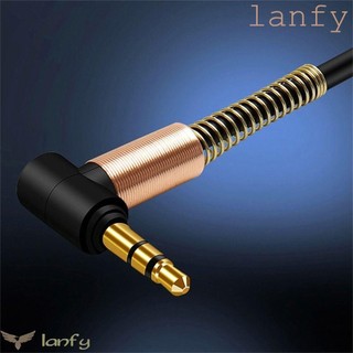 Lanfy aux cáp âm thanh jack 3.5 mm jbl tai nghe loa dây adapter dòng loa ô tô tai nghe aux bộ chuyển đổi âm thanh