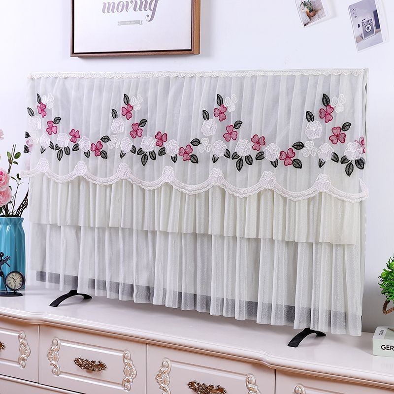 Rèm tivi chống bụi, trang trí ti vi, decor tivi, rèm che tivi,rèm tivi Che Bụi Hộ Gia Đình TV Bụi 05
