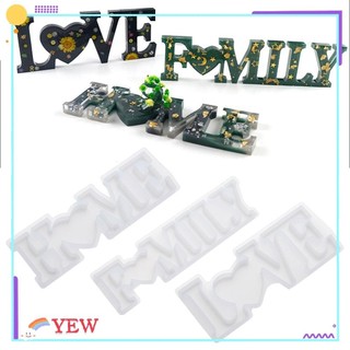 Khuôn Nhựa Hình Chữ LOVE/Ngôi Nhà Làm Đồ Trang Trí Thủ Công