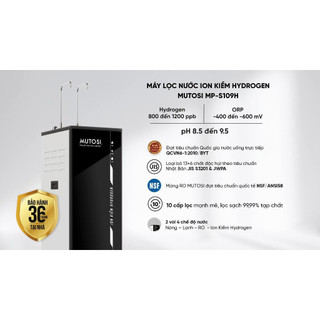 Máy lọc nước Ion Kiềm Hydrogen MP-S109H