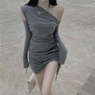 Đầm một mảnh mỏng thời trang mùa thu phong cách mới 2021