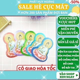 Bộ 2 miếng dán decal phật bà quan âm✅freeship🚛có video thật🎥bộ 2 miếng dán decal phật bà quan âm tọa sen -phát huy hoàng