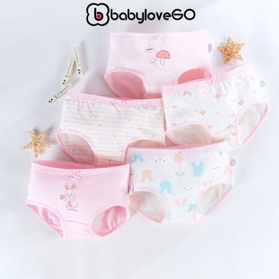 Quần lót bé gái BabyloveGO quần chip cho bé chất cotton mềm mịn thoáng mát NT602