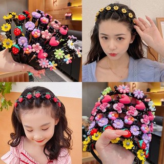 Trẻ em Băng đô dễ thương Kẹp tóc gãy của bé gái Băng đô bện Phụ kiện tóc