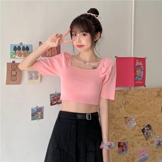 Áo thun ngắn tay dáng ôm thời trang nữ