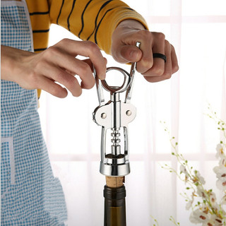 Dụng cụ khui rượu vang inox cao cấp siêu bền, mở vang inox 304, đồ khui rượu vang khui bia đa năng-LPERM