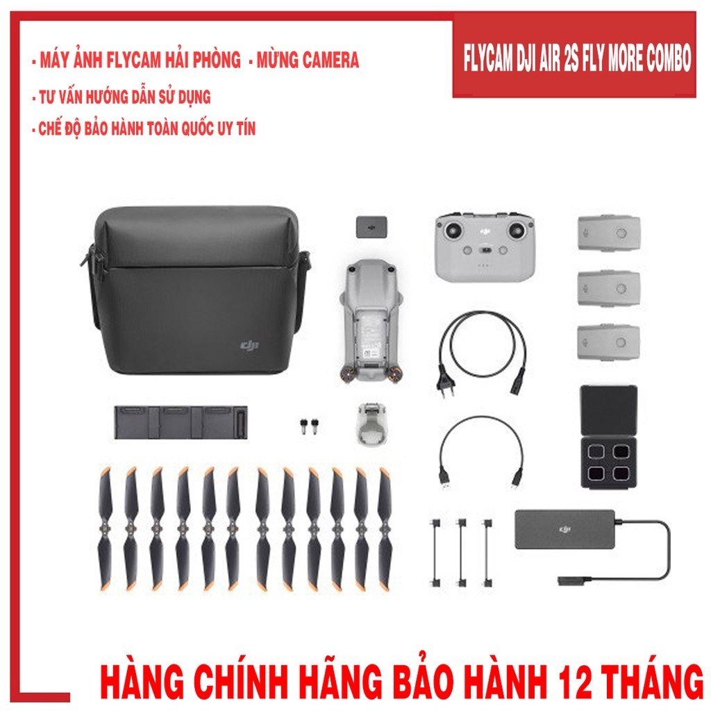 Flycam DJI Mavic Air 2S mới 100% Hàng chính hãng Bảo hành 12 tháng