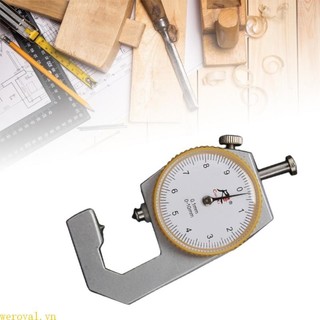 Đồng hồ đo độ dày WER 0 đến 10mm phẳng cho mặt số kiểm tra độ dày đầu cho tấm kim loại